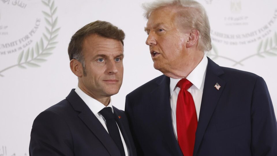 Macron e Donald Trump