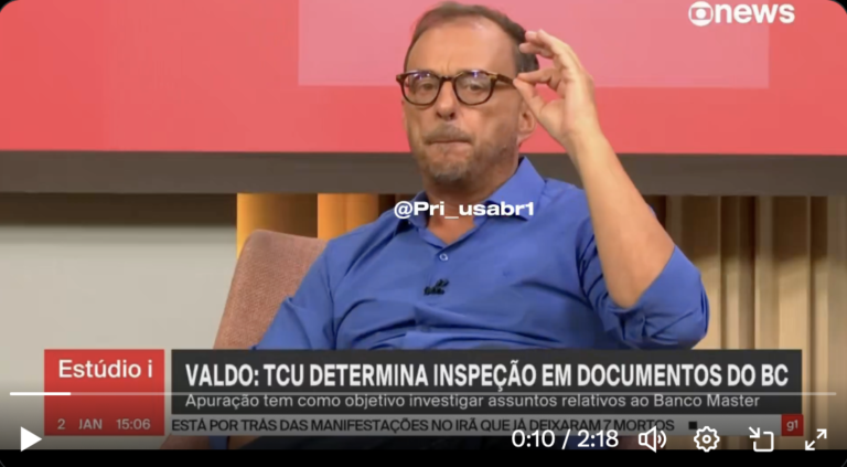 GloboNews transforma Caso Master em ‘conversa de botequim’
