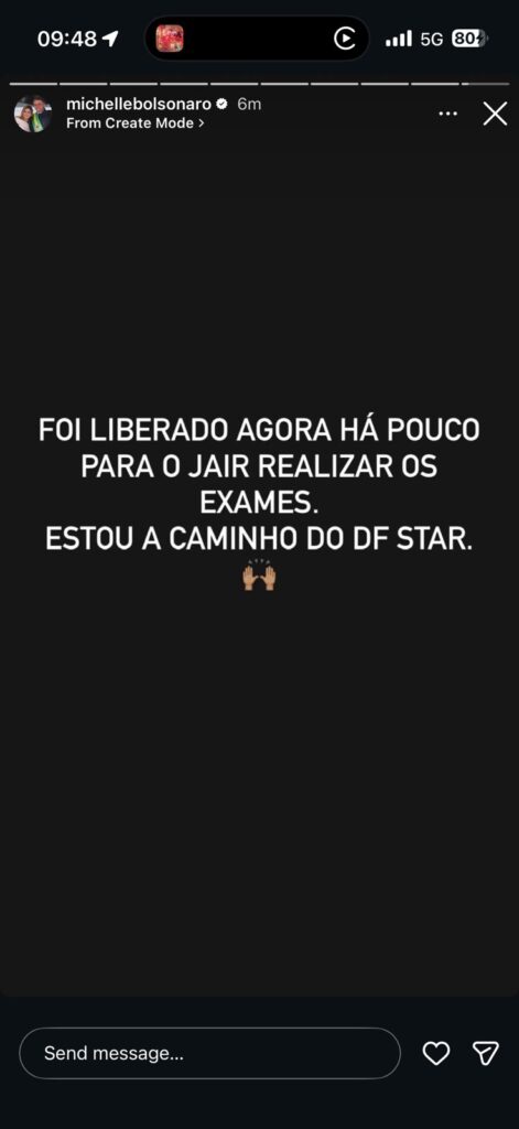 Alerta: Moraes autoriza ida de Bolsonaro a hospital