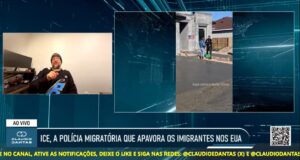 No programa Alive, Cláudio Dantas discute ações do ICE, imigração ilegal, críticas à descaracterização de agentes e efeitos políticos para Trump nas midterms.