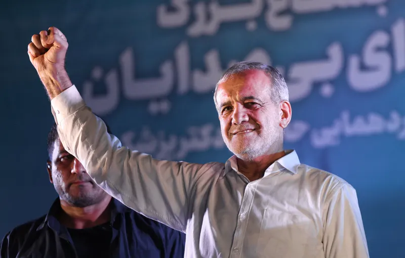 presidente do Irã, Masoud Pezeshkian