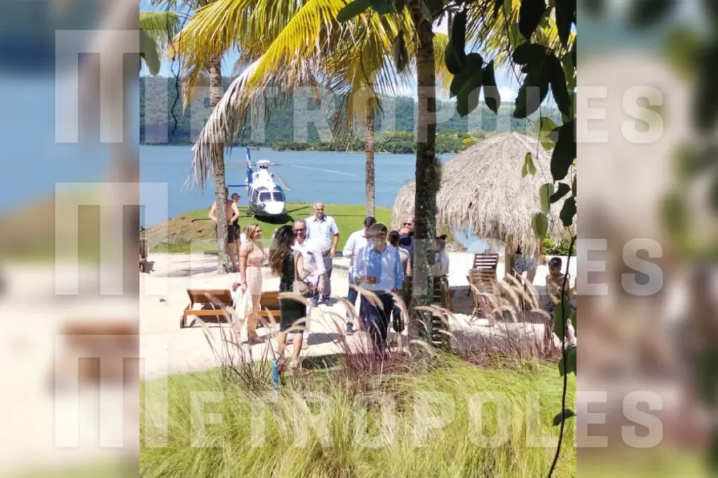 Vídeo registra André Esteves e Luiz Pastore em encontro com Dias Toffoli em resort no Paraná.