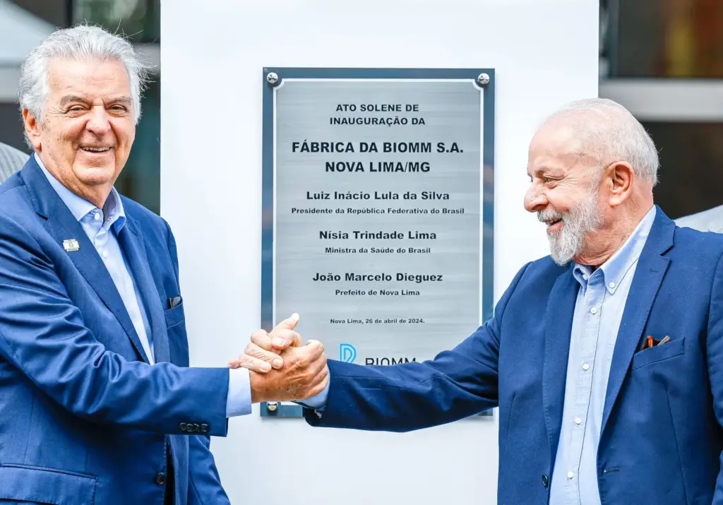 Lula participou da inauguração de fábrica de Vorcaro em MG