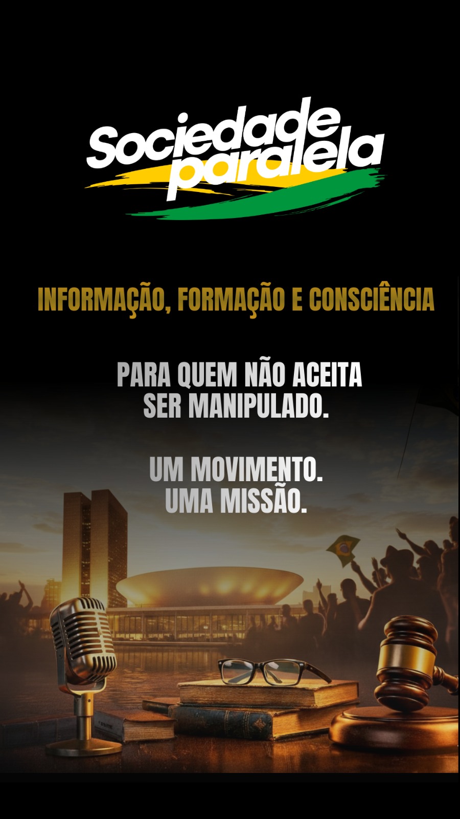 Entre para a Sociedade Paralela e faça um novo país