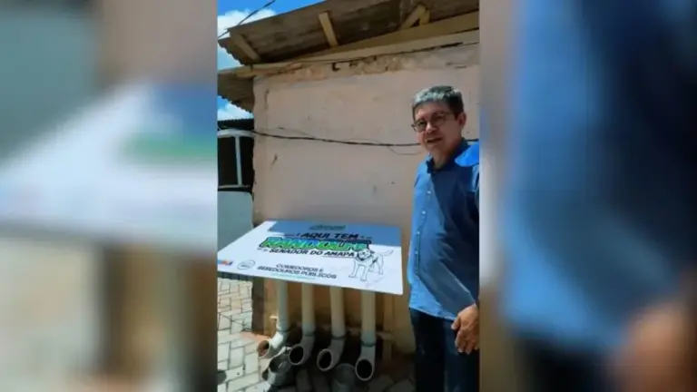Randolfe vira alvo de piada após inaugurar comedouro de PVC