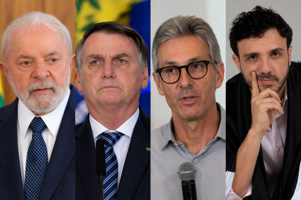 eleições/disputa/presidencial/pesquisa. Zema sobe no ranking da Polymarket e toma 3º lugar de Renan