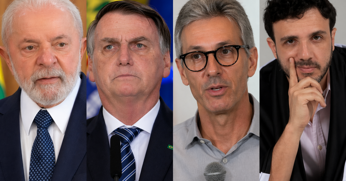 eleições/disputa/presidencial/pesquisa. Zema sobe no ranking da Polymarket e toma 3º lugar de Renan