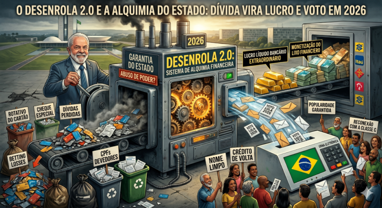 Em pleno ano eleitoral, Lula transformará dívida de brasileiros em lucro para bancos e votos para si