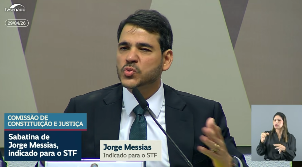 Messias: “Não acho que o exercício de poder jurisdicional deva ser tirânico”