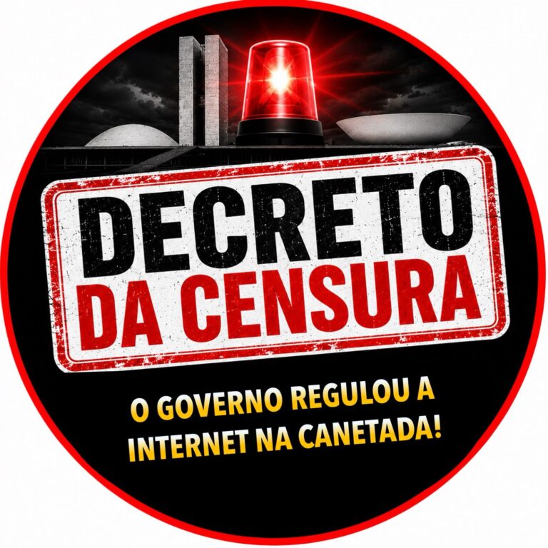 Alerta: Congresso e mídia reagem a decreto da censura de Lula