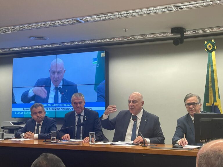Jardim quer votar PL de minerais críticos e estratégicos até quarta-feira (6)