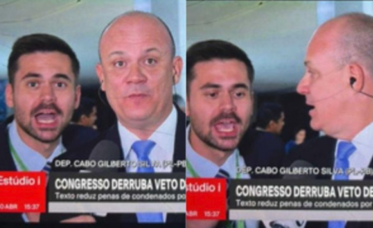 Assessor de Janones é exonerado após invadir entrevista de deputados