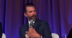 Trump Jr fala em “compartilhamento de valores” ao lado de Wesley e Esteves