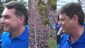 Marcha para Jesus reúne Flávio e Tarcísio em São Paulo