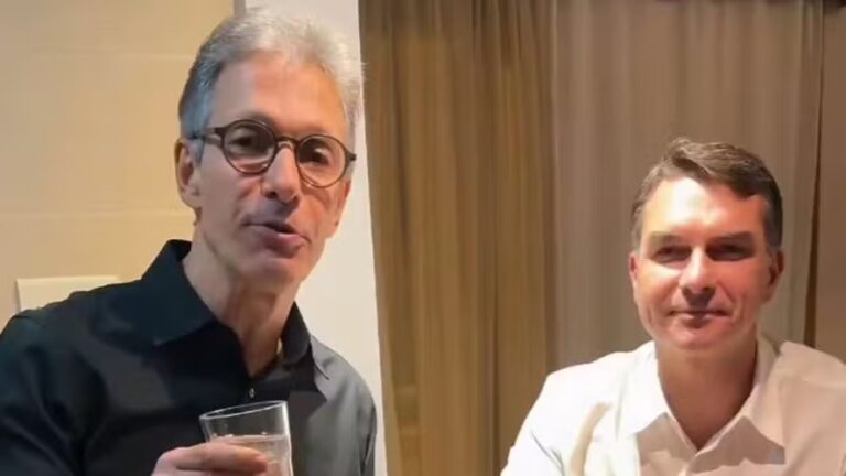 Flávio e Zema fazem gesto de reconciliação e defendem frente ampla contra o PT