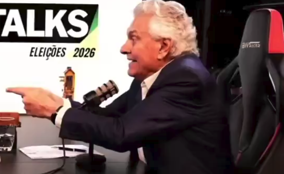 “Você não tem direito de opinar sobre vacina”, diz Caiado a podcaster