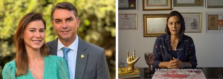 Mulher de Flávio e Michelle fazem “batalha de versículos” na rede