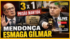 Mendonça esmaga Gilmar