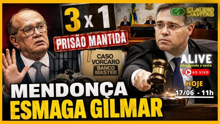 Mendonça esmaga Gilmar