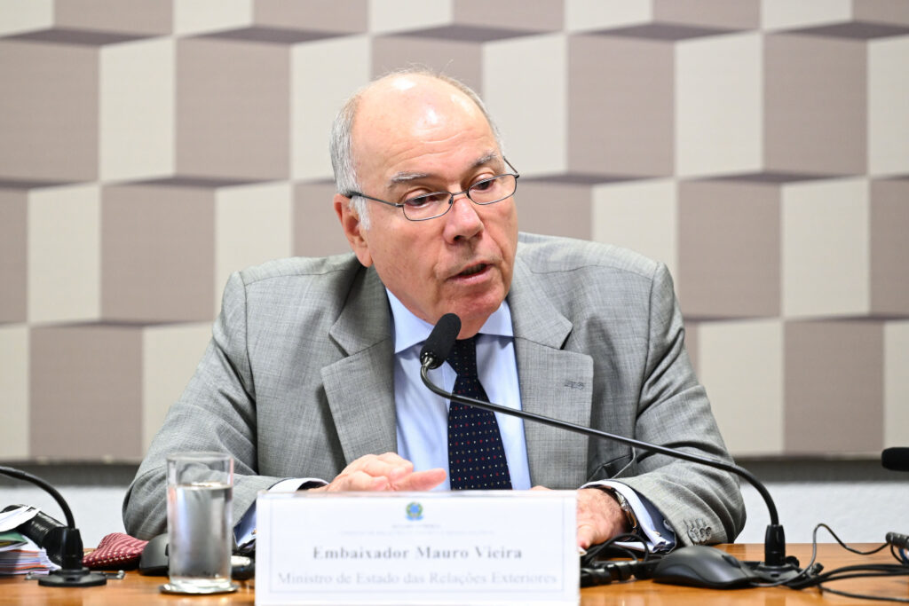ministro de Estado das Relações Exteriores do Brasil, embaixador Mauro Vieira