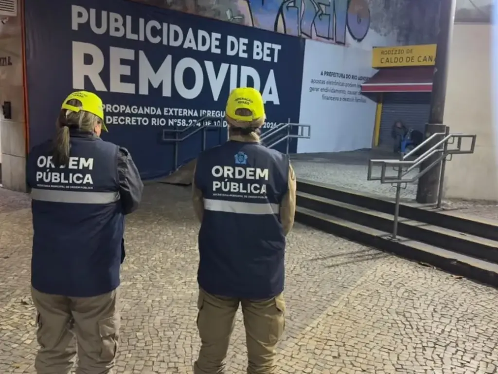Rio proibiu publicidade de bets em espaços públicos da cidade. Foto: Reprodução/Prefeitura do Rio de Janeiro