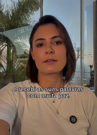 Michelle se reconcilia com Flávio: “Vamos reunir um grande exército de pessoas de bem”