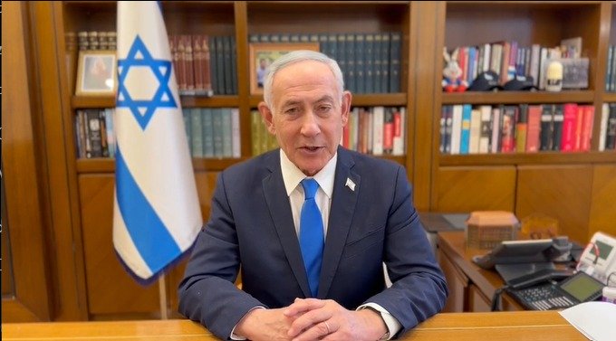 Netanyahu envia vídeo e declara apoio à candidatura de Flávio Bolsonaro