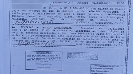 Coordenador da campanha de Elmano paga R$ 1 mi em dinheiro vivo por apartamento