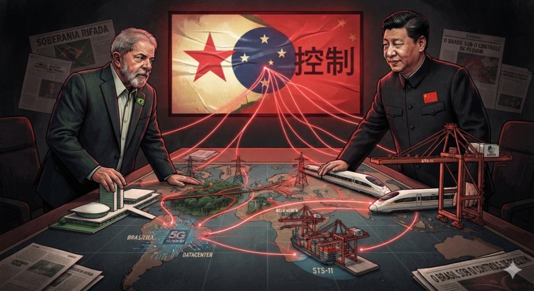 O ‘salve geral’ de Lula para a China e o fim da soberania brasileira