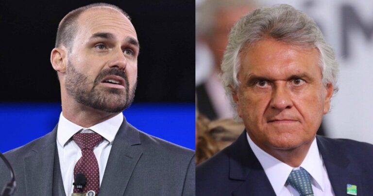 Eduardo Bolsonaro rebate Caiado: “Preço que o senhor paga para participar do coquetéis do STF”