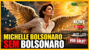 Michelle Bolsonaro sem Bolsonaro