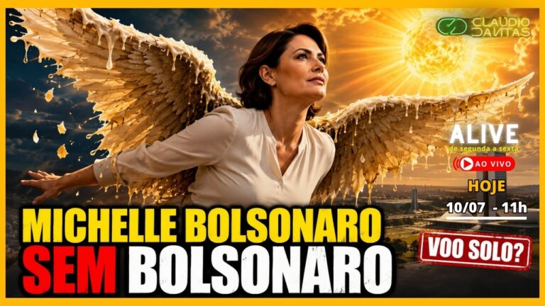 Michelle Bolsonaro sem Bolsonaro